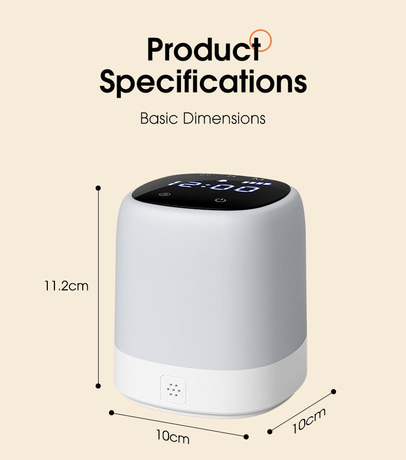All-in-One Digital Clock and Remote Control Night Light