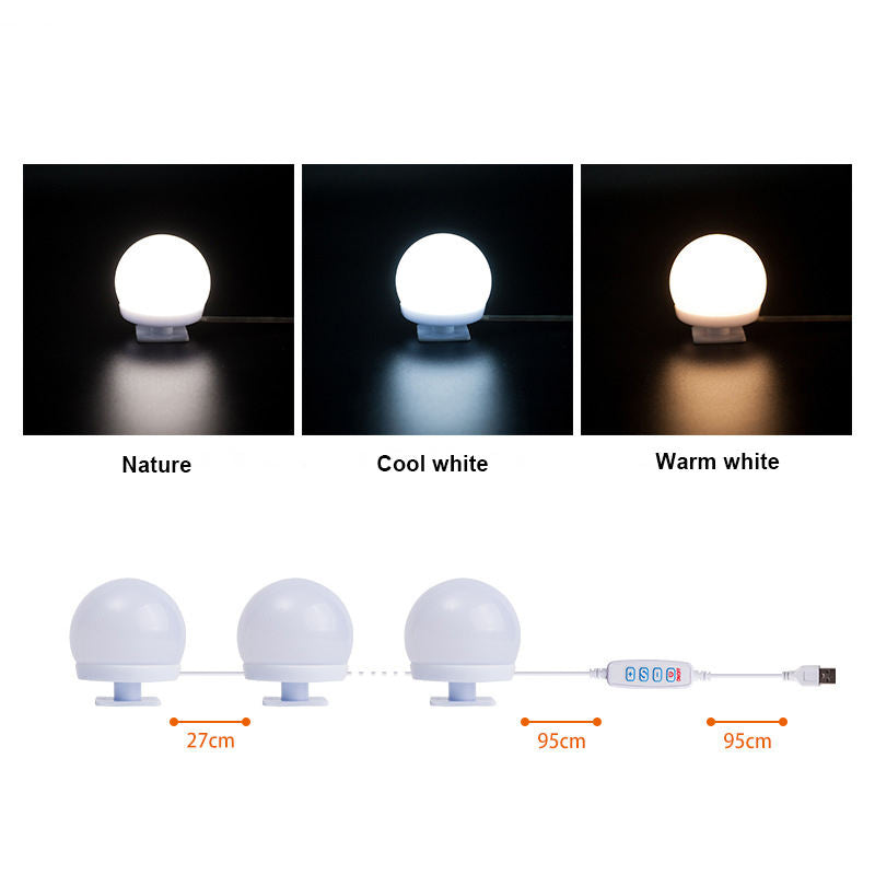 Vanity Mirror Bulb Light – USB System