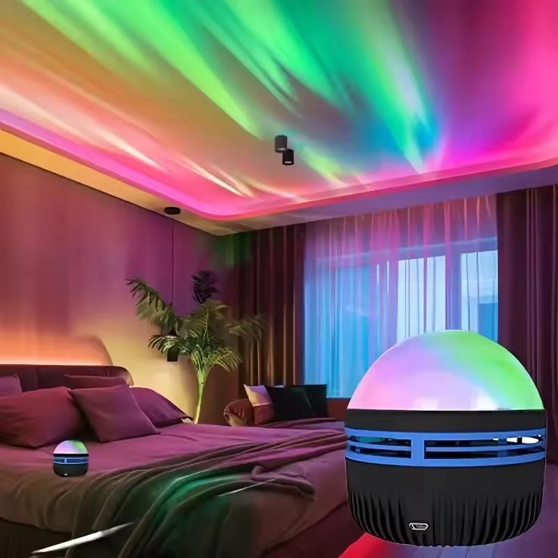Northern Lights Aurora Star Projector With Remote Control