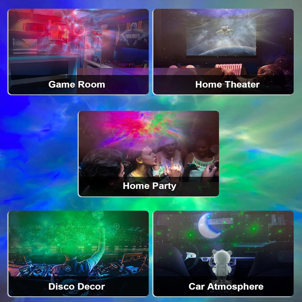 Astronaut Galaxy Projector With Bluetooth Speaker