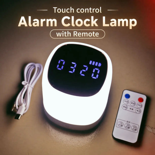 All-in-One Digital Clock and Remote Control Night Light