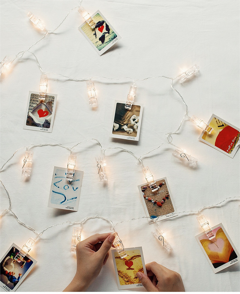 LED Photo Clip String Lights