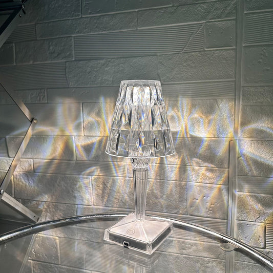 Rechargeable Crystal Diamond LED Table Lamp