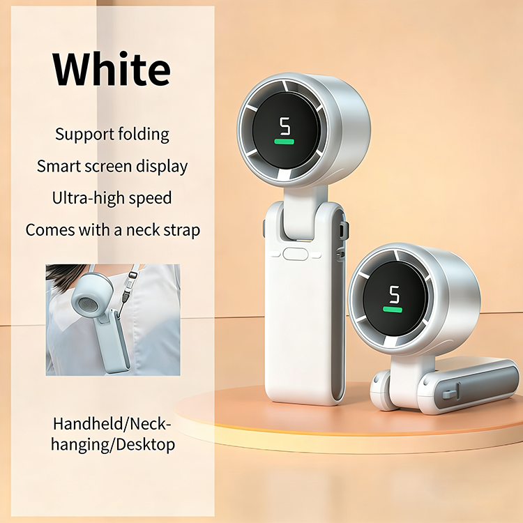 Multi-Functional Folding Rechargeable Handheld Mini Fan