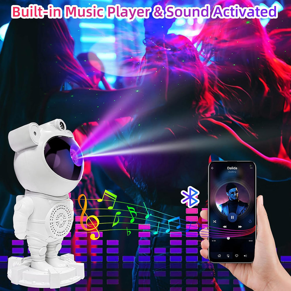 Astronaut Galaxy Projector With Bluetooth Speaker