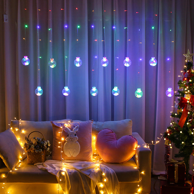 LED Wishing Ball Curtain String Fairy Lights
