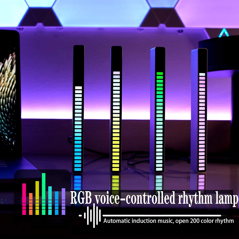 RGB Voice-Controlled Rhythm Light Bar