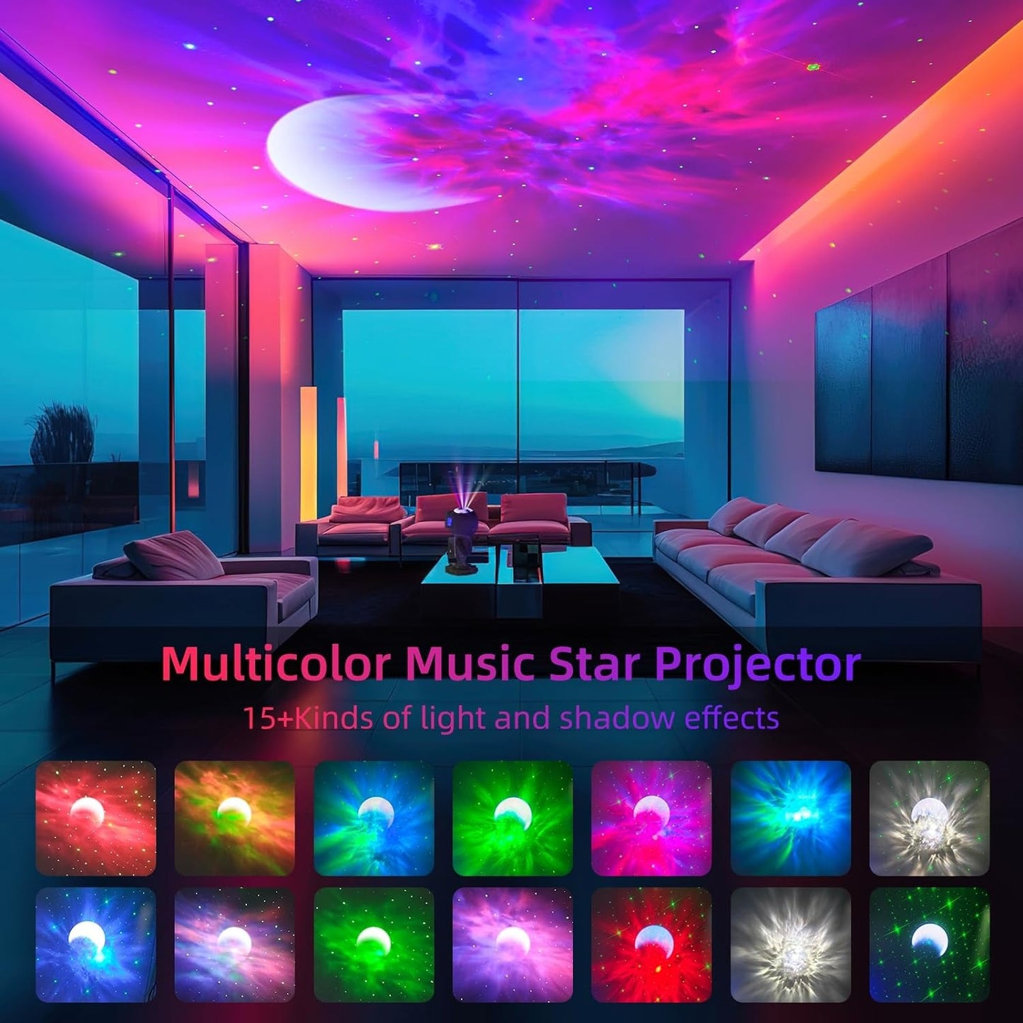 Astronaut Galaxy Projector With Bluetooth Speaker