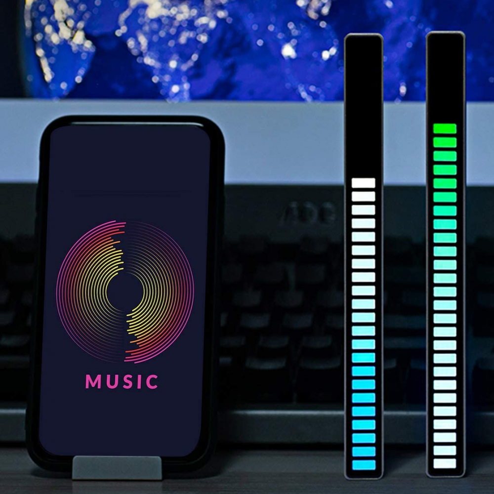 RGB Voice-Controlled Rhythm Light Bar