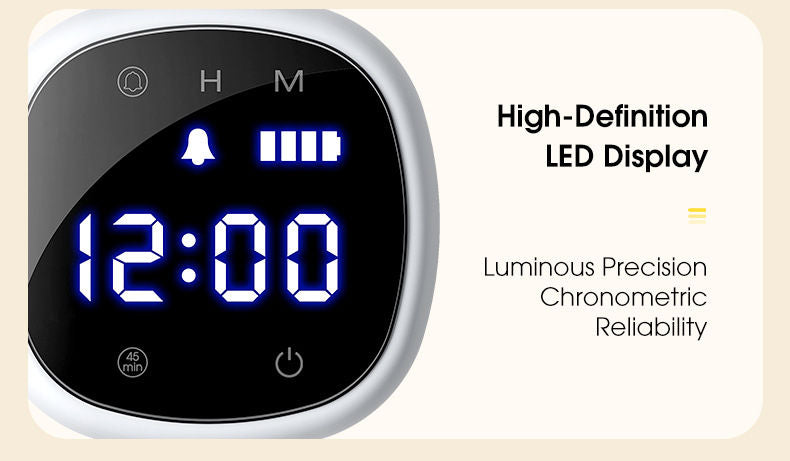 All-in-One Digital Clock and Remote Control Night Light
