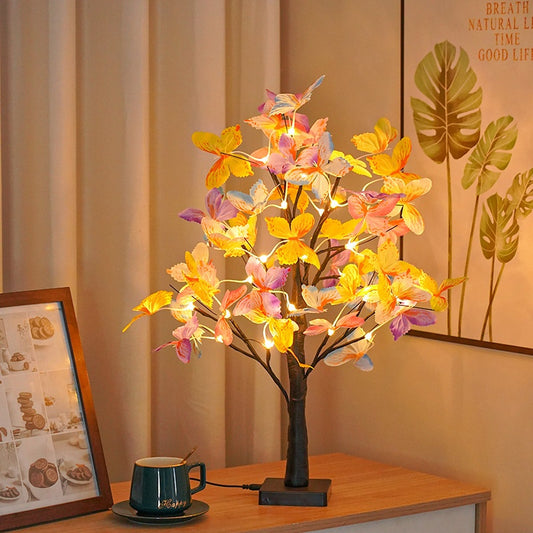 Butterfly LED Bonsai Tree Tabletop Lamp