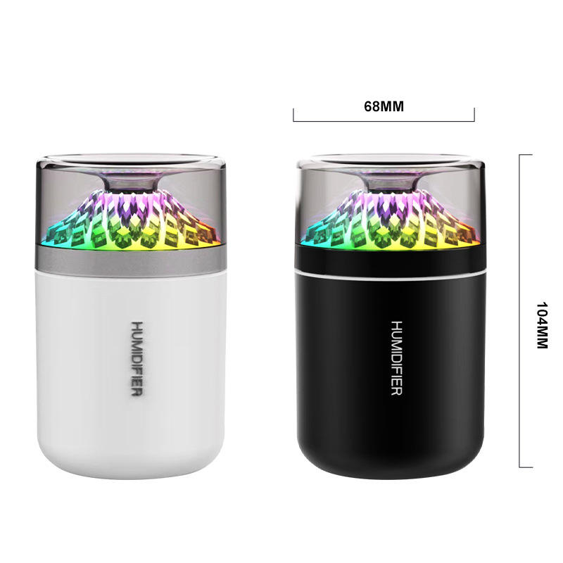 Volcano Flame Ambient LED Air Humidifier and Essential Oil Diffuser