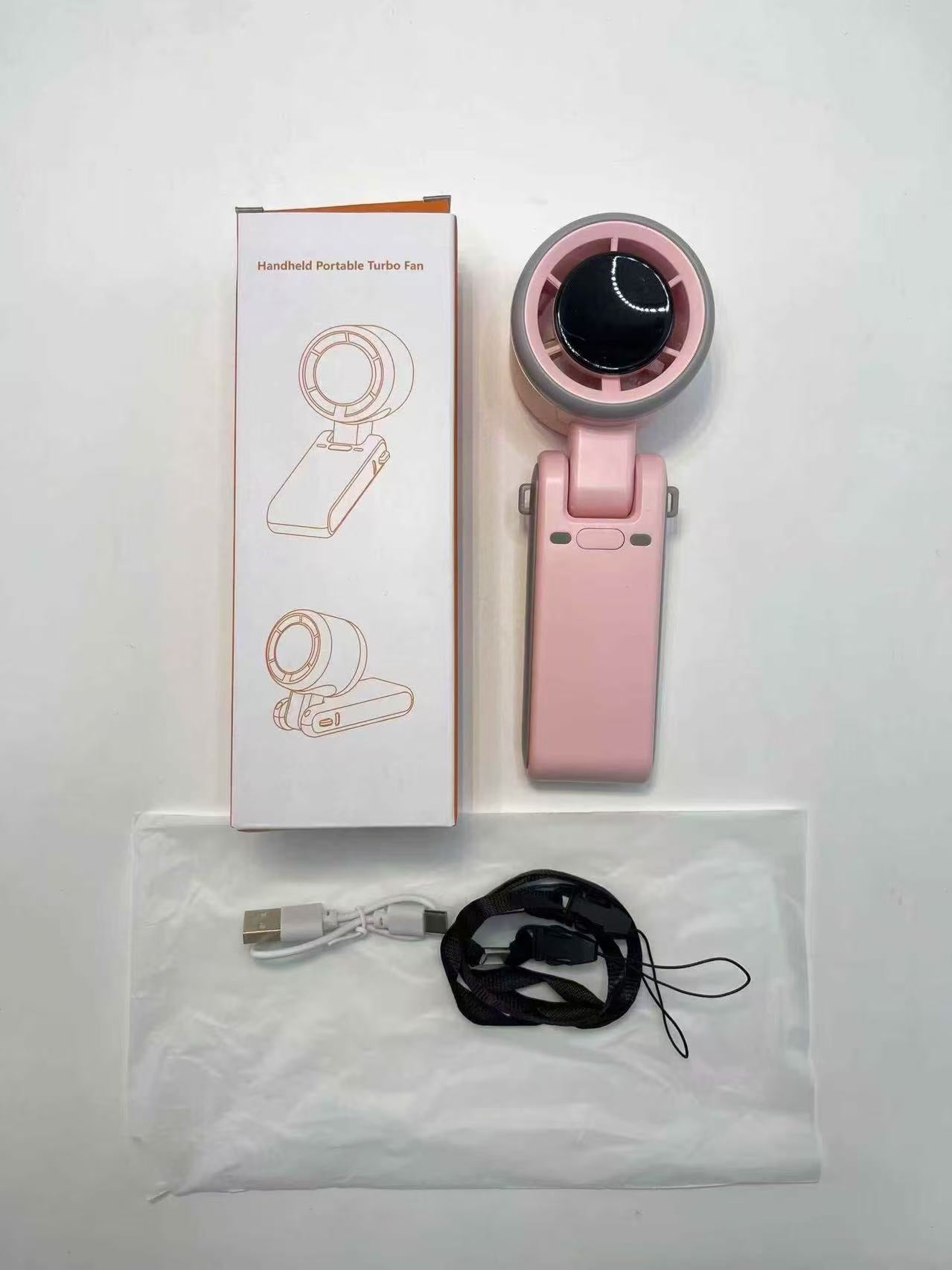 Multi-Functional Folding Rechargeable Handheld Mini Fan