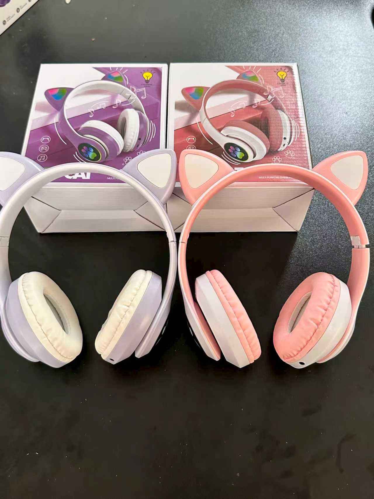 STN Wireless Cat Ear LED Gaming Headset