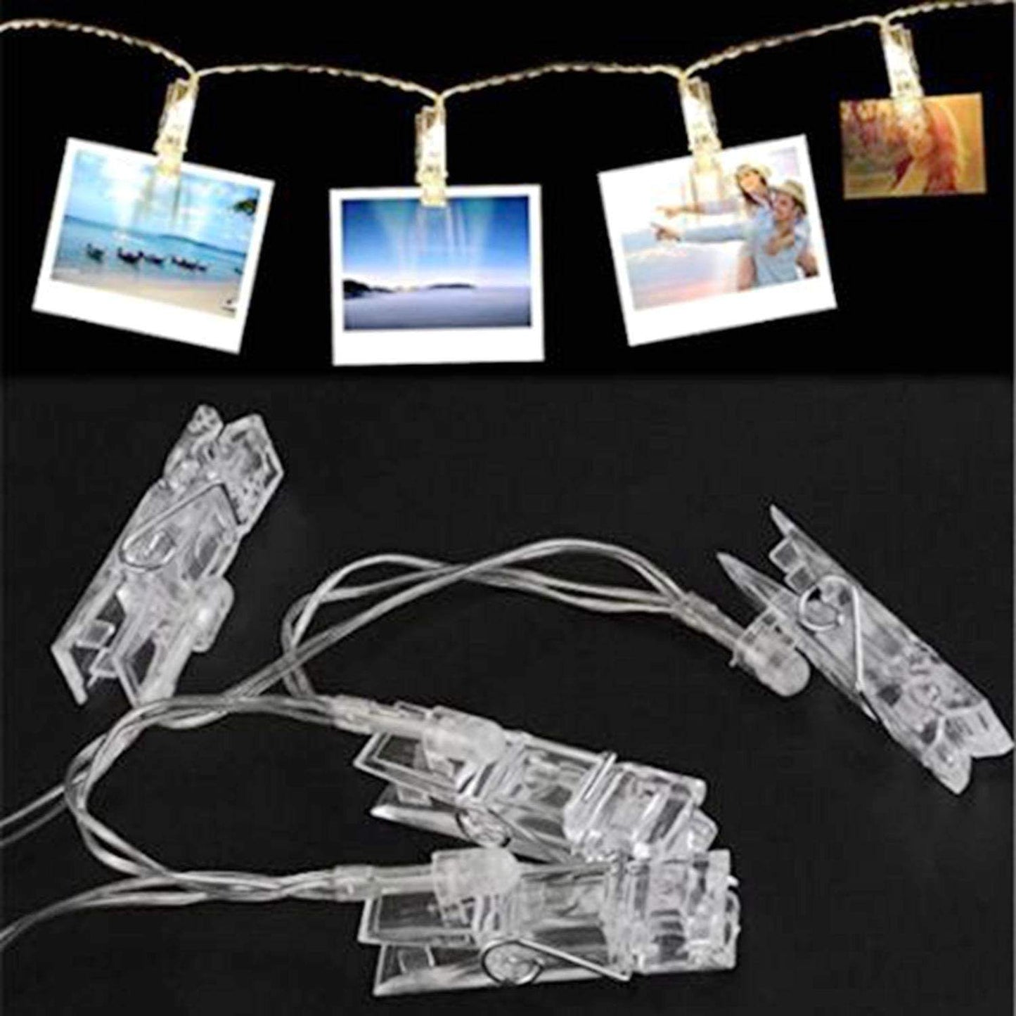 LED Photo Clip String Lights