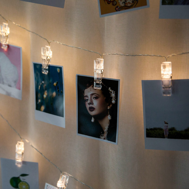 LED Photo Clip String Lights