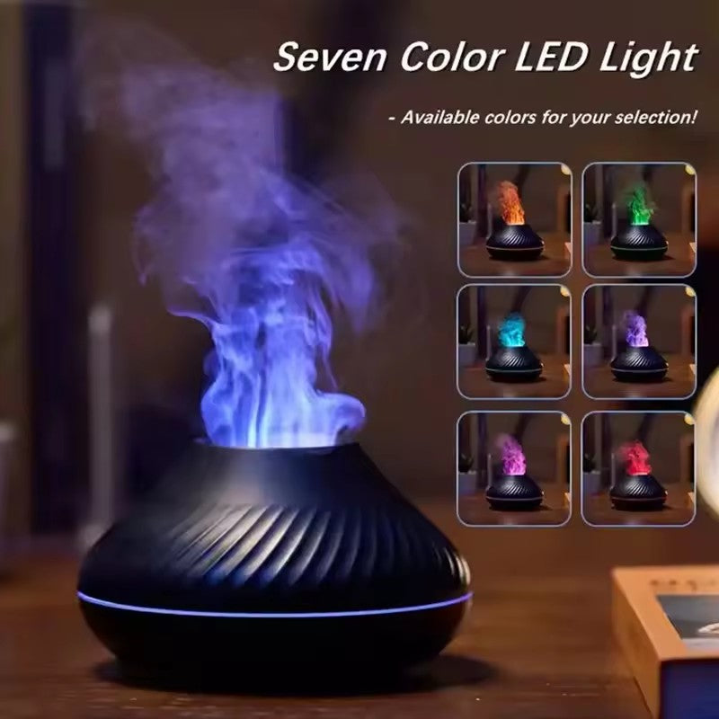 Volcanic Flame Aroma Diffuser and Humidifier