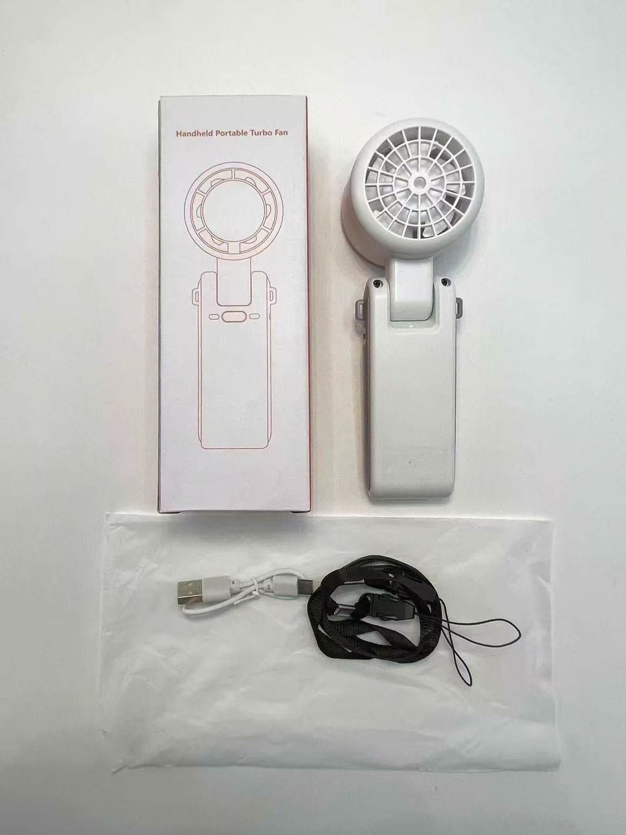 Multi-Functional Folding Rechargeable Handheld Mini Fan