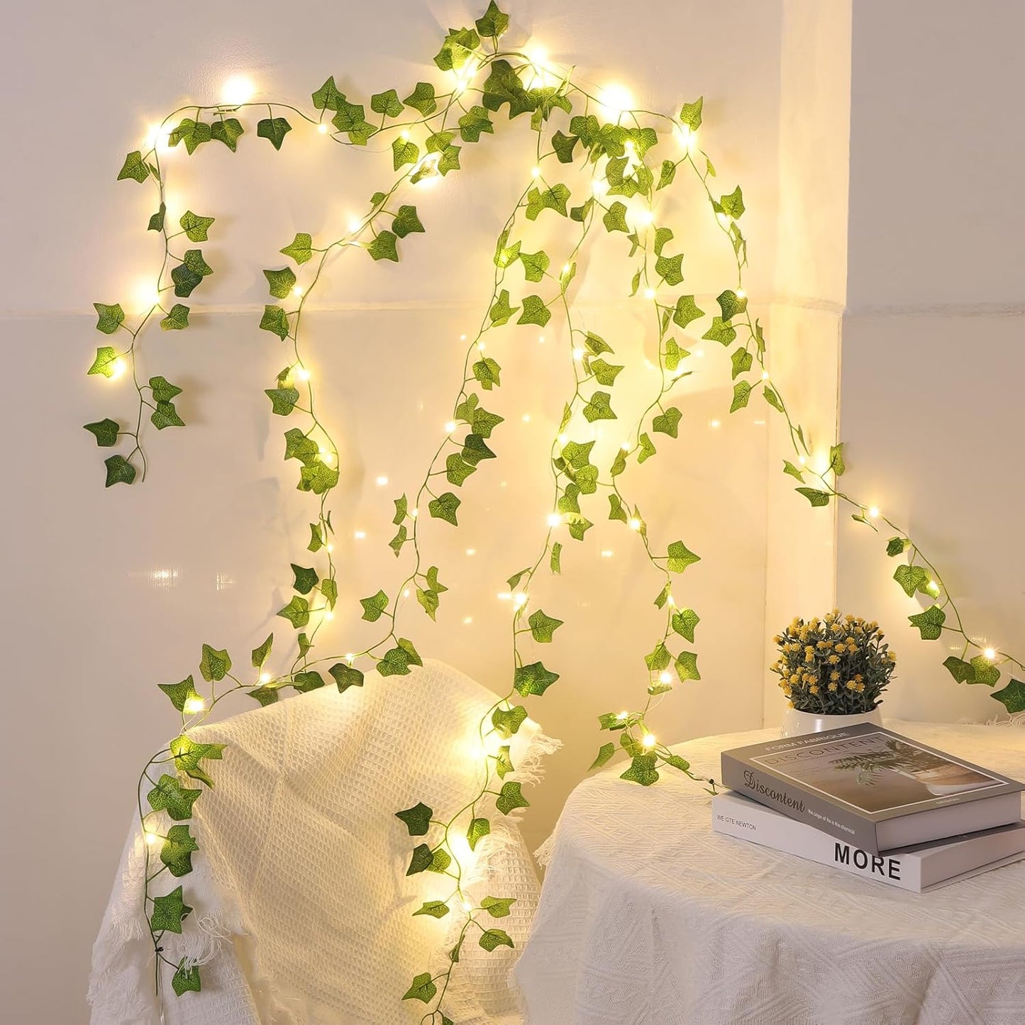 Artificial Ivy Leaf Garland LED String Lights