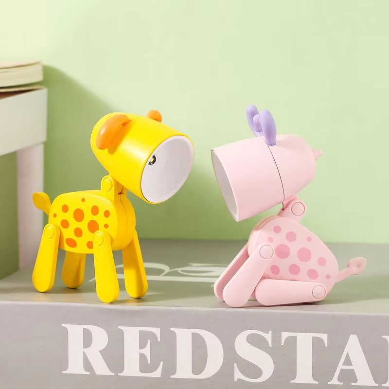 Mini Cartoon Deer LED Adjustable Desk Night Light