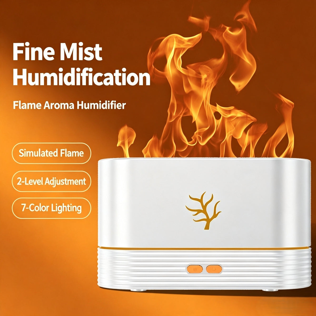 Flame Effect Ultrasonic Aroma Diffuser