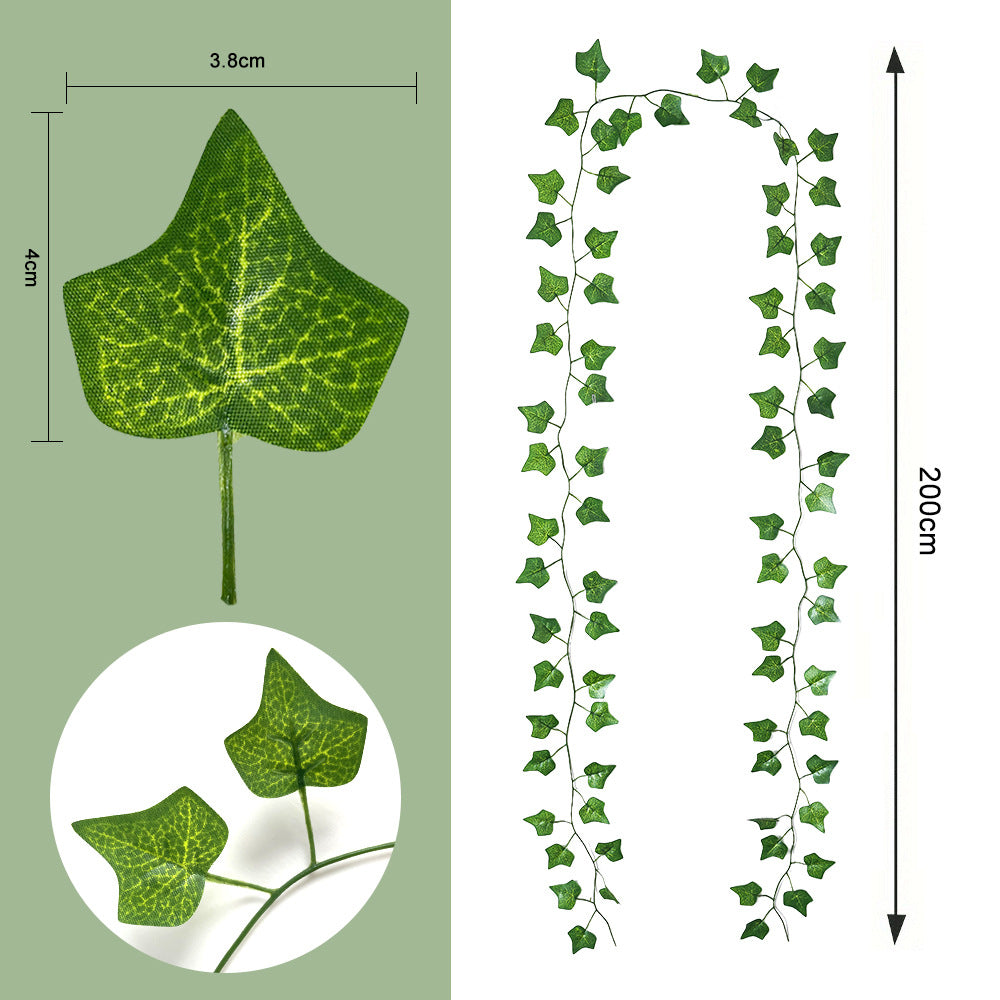 Artificial Ivy Leaf Garland LED String Lights