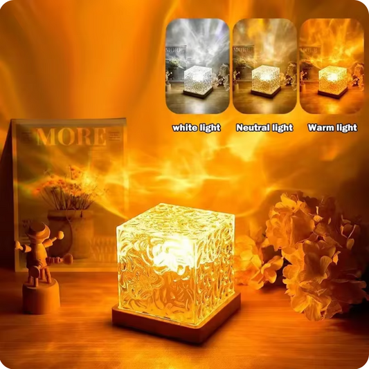 Aurora Glow Projector Lamp with Water Ripple Waving Effects