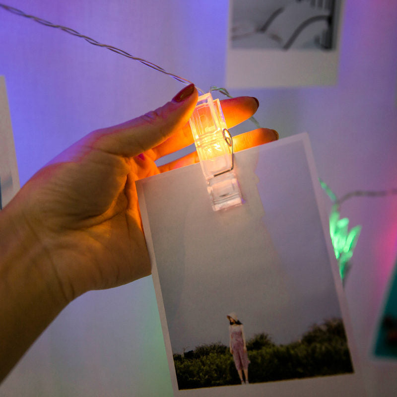 LED Photo Clip String Lights
