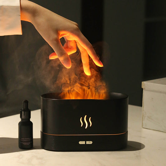 Simulation Flame Ultrasonic Aroma Diffuser and Humidifier