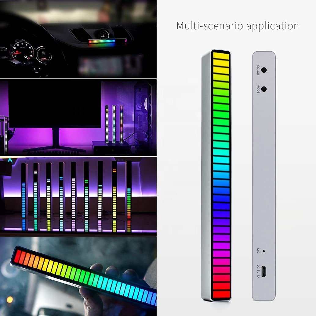 RGB Voice-Controlled Rhythm Light Bar