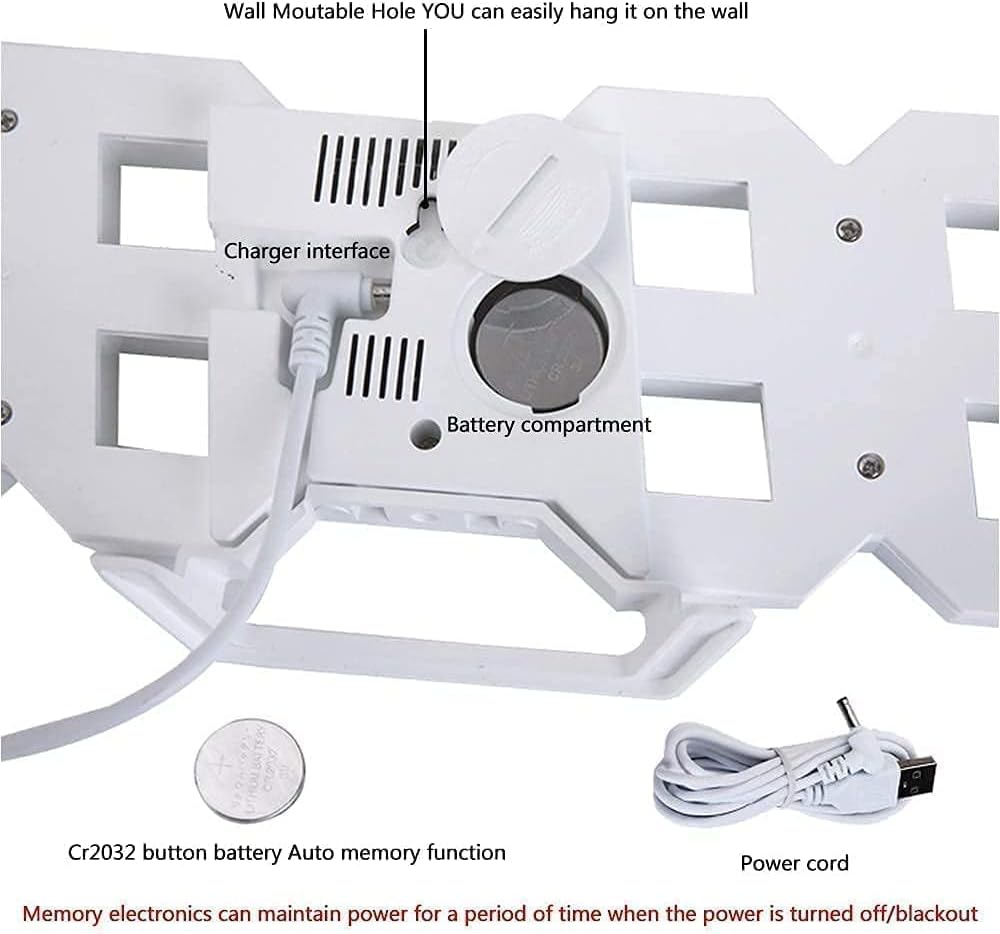 3D LED Digital Alarm Clock