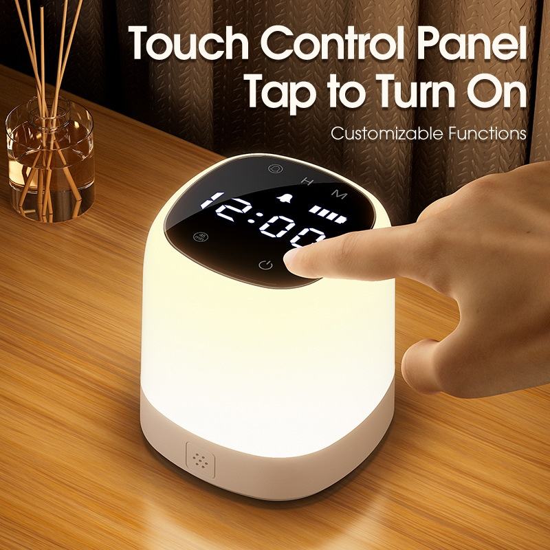 All-in-One Digital Clock and Remote Control Night Light