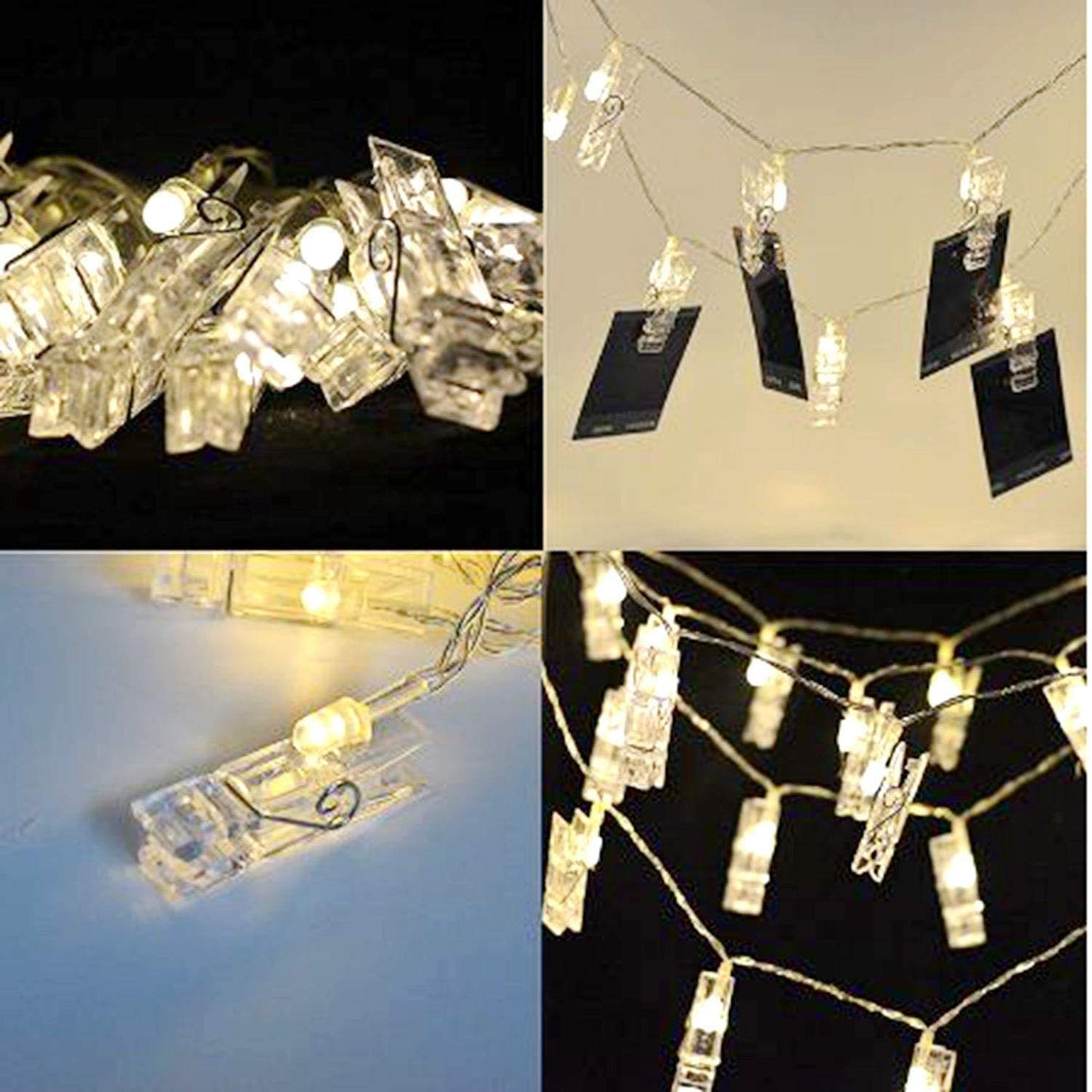 LED Photo Clip String Lights