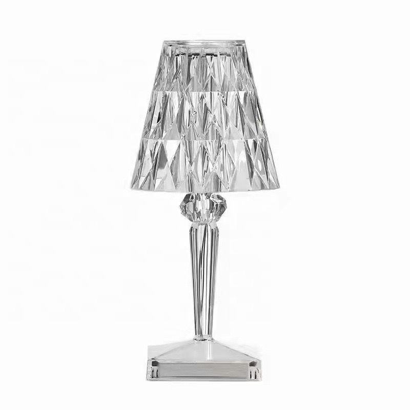 Rechargeable Crystal Diamond LED Table Lamp
