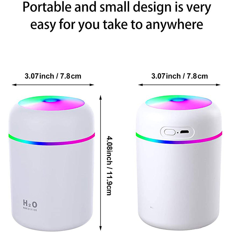 H2O Mini Portable Ultrasonic Cool Mist Humidifier
