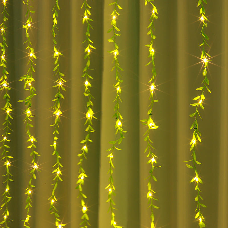 Artificial Willow Leaf Vine LED String Lights
