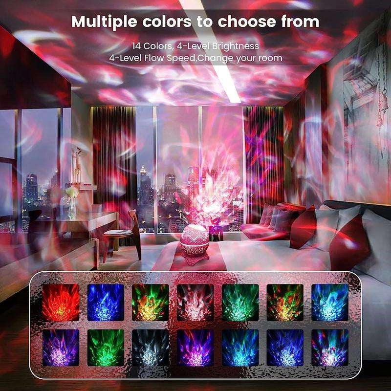 Dinosaur Egg Galaxy Night Light Suitable for Bedroom with in Bluetooth Speaker