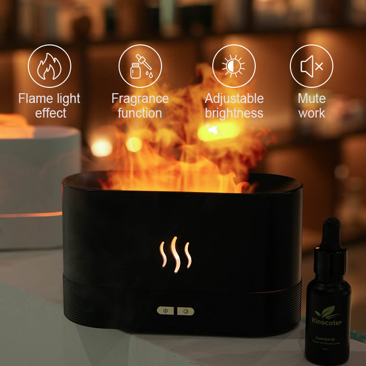 Simulation Flame Ultrasonic Aroma Diffuser and Humidifier
