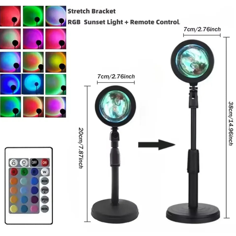 Sunset Lamp Remote Controlled Background Lamp