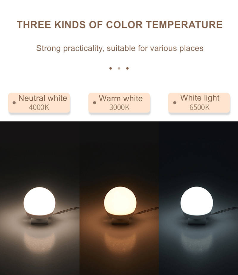 Vanity Mirror Bulb Light – USB System