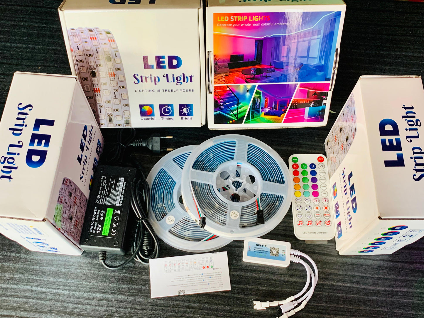 RGBIC LED Strip Light Kit with Smart Controller