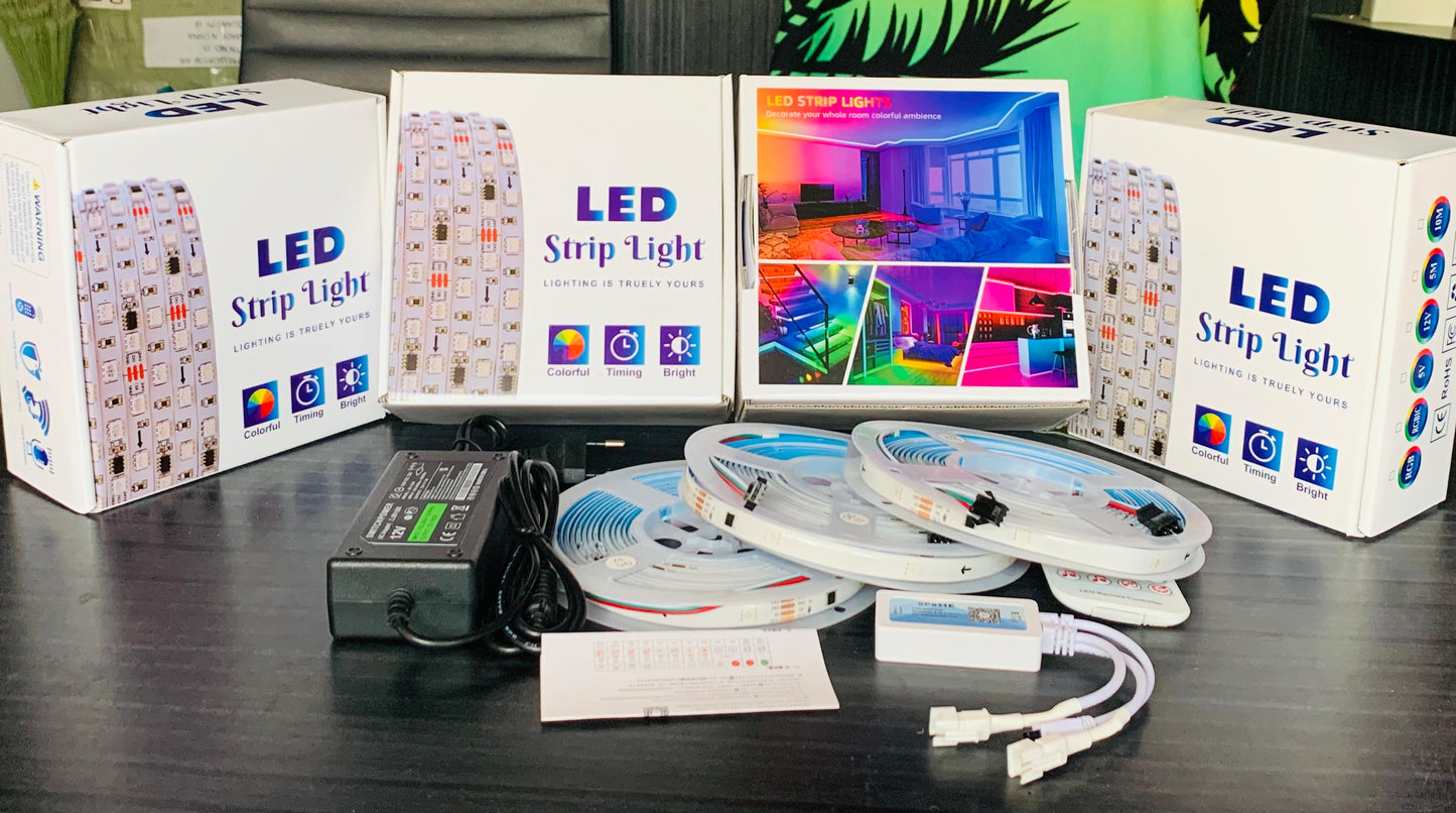 RGBIC LED Strip Light Kit with Smart Controller