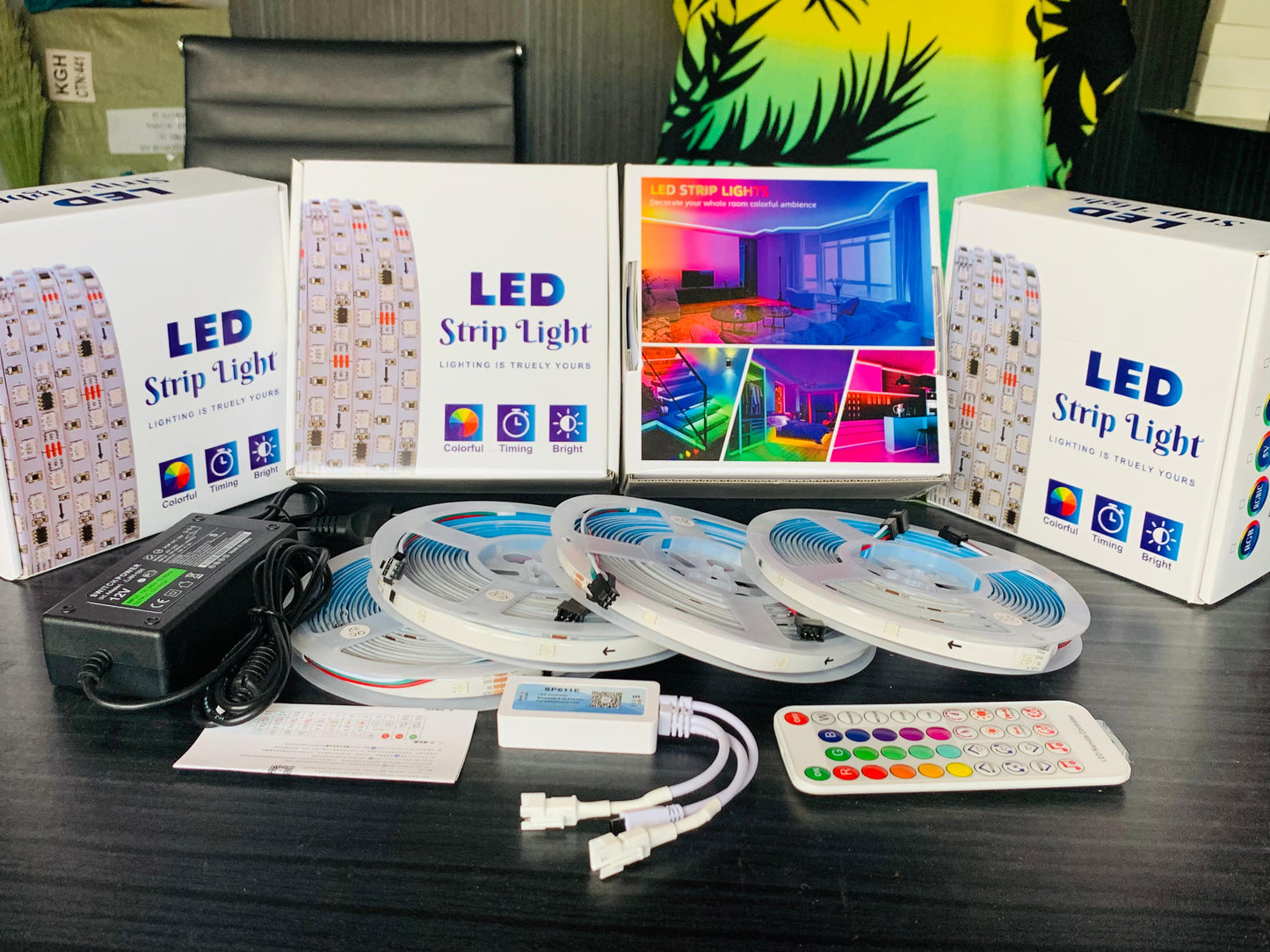 RGBIC LED Strip Light Kit with Smart Controller