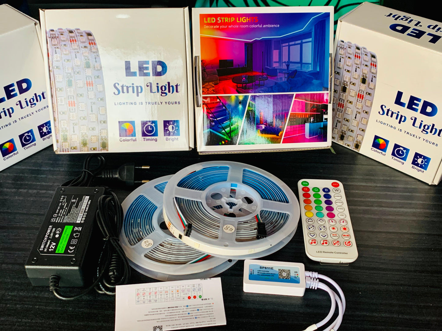 RGBIC LED Strip Light Kit with Smart Controller