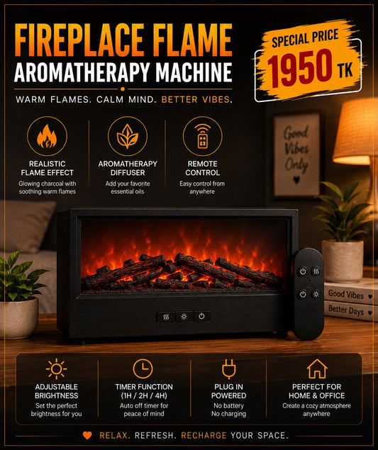 Fireplace Flame Aromatherapy Machine