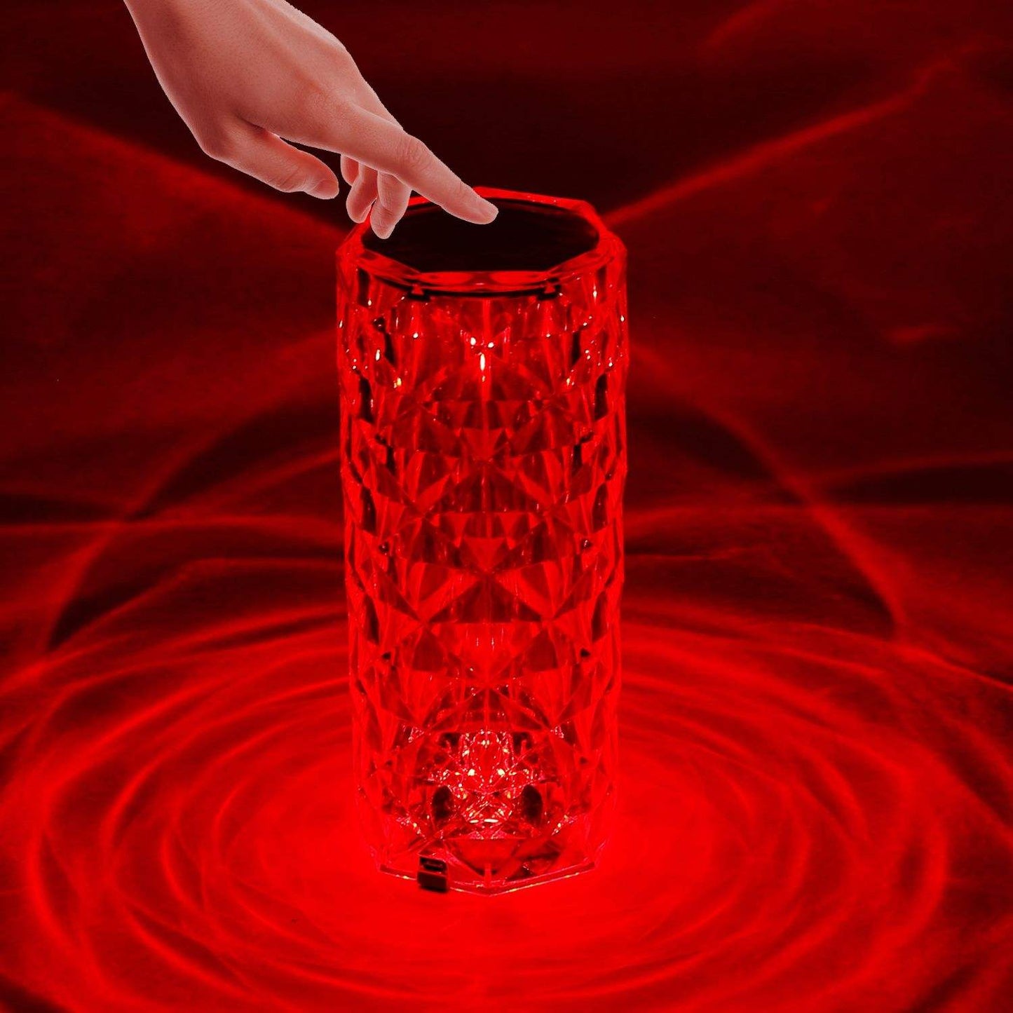 16 Color Rose Diamond Lamp – Rechargeable