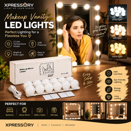 Vanity Mirror Bulb Light – USB System